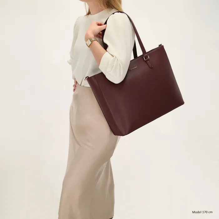 Charm London Birmingham Shopper 15,6 inch Gouden Rits