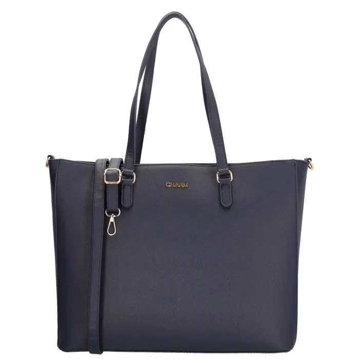 Charm London Birmingham Shopper 15,6 inch Gouden Rits
