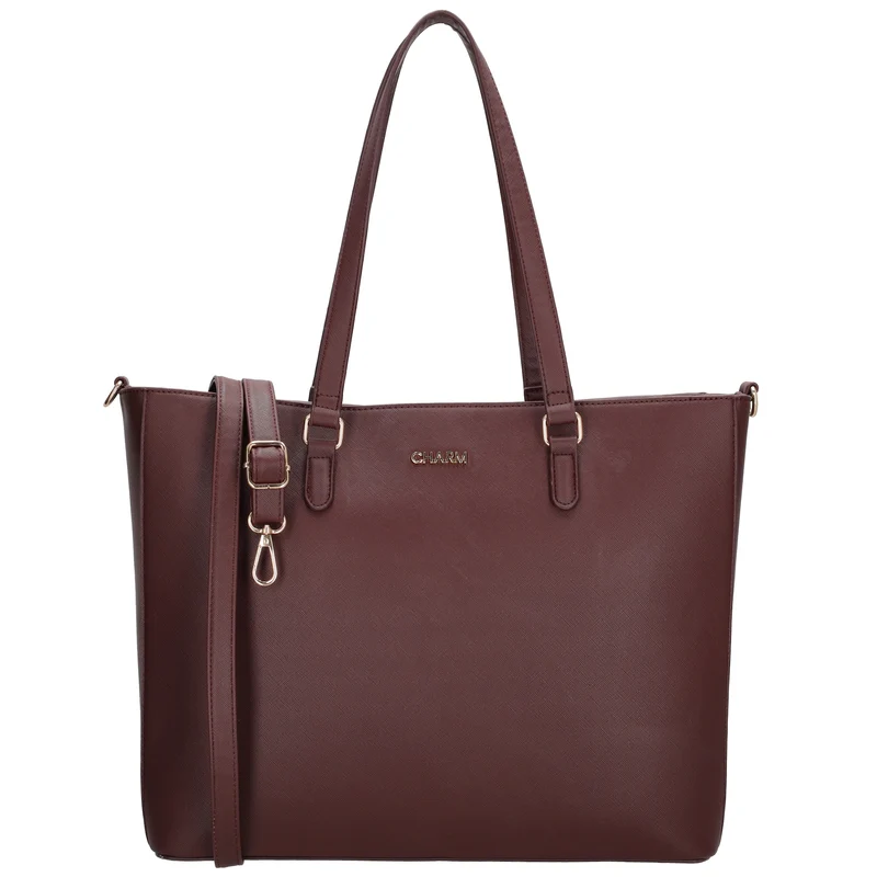 Charm London Birmingham Shopper 15,6 inch Gouden Rits