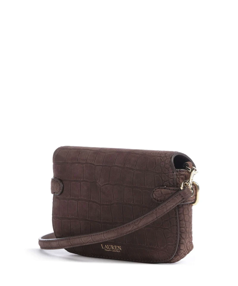 Lauren Ralph Lauren Blaike Small Bandolera chestnut brown