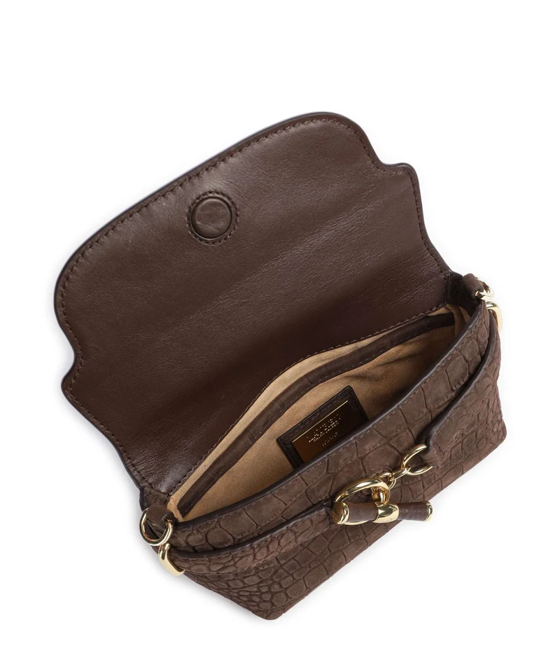 Lauren Ralph Lauren Blaike Small Bandolera chestnut brown