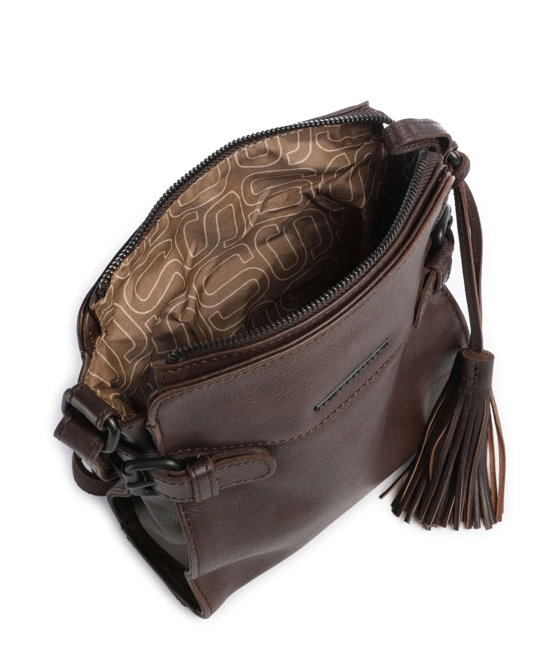 Spikes & Sparrow Hudson Jolinda Bandolera dark brown
