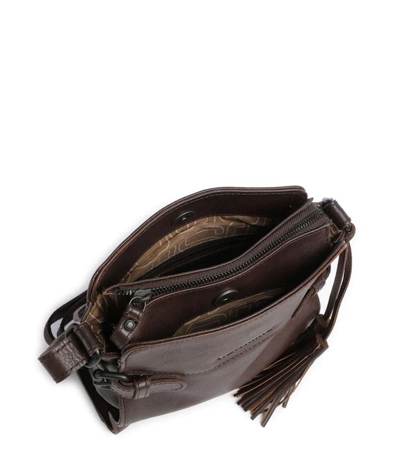 Spikes & Sparrow Hudson Jolinda Bandolera dark brown