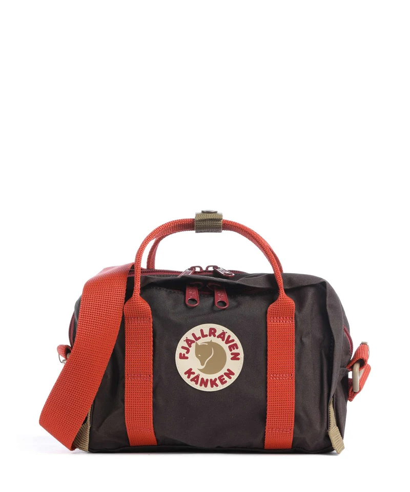 Fjällräven Kånken One Size Bandolera black oak/rowan red