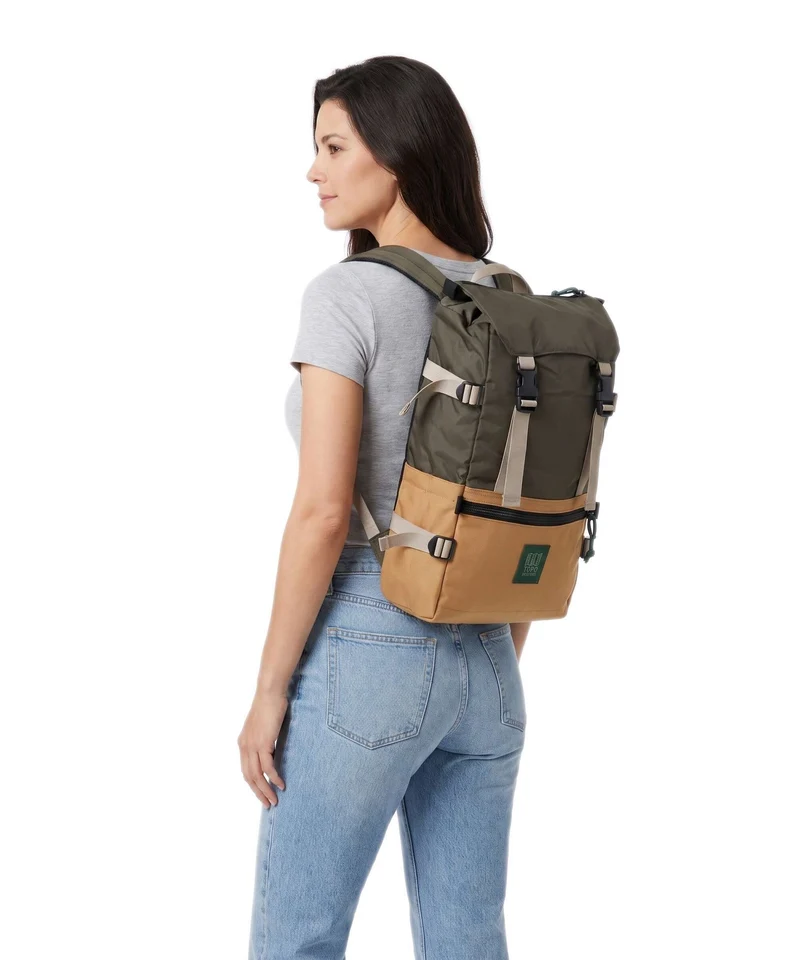 Topo Designs Rover Classic Mochila woodland/brown oak