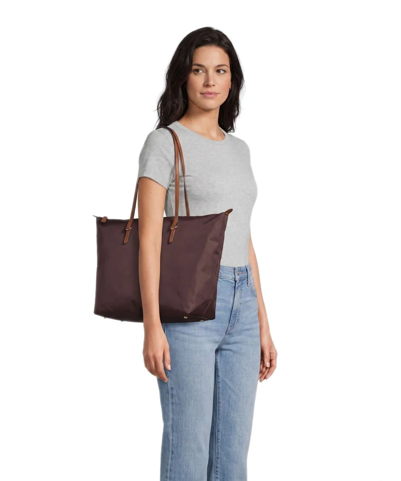 Lauren Ralph Lauren Keaton 31 Bolsa shopping dark garnet/lauren tan