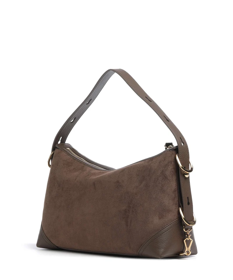 Love Moschino Signature Bolso de hobo marrone