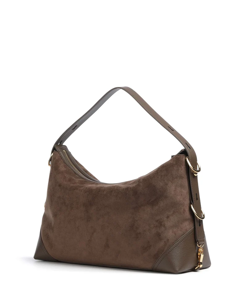 Love Moschino Signature Bolso de hobo marrone