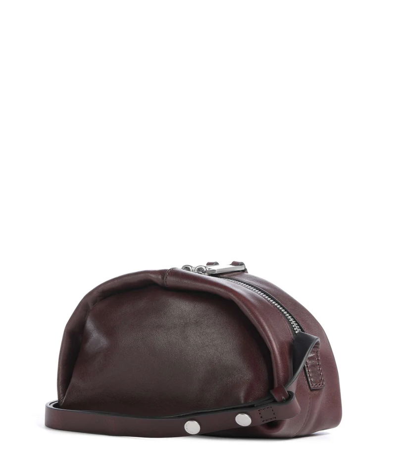 AllSaints Rosalie Arc Bandolera burgundy red