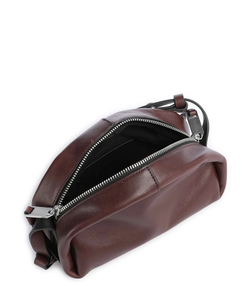 AllSaints Rosalie Arc Bandolera burgundy red
