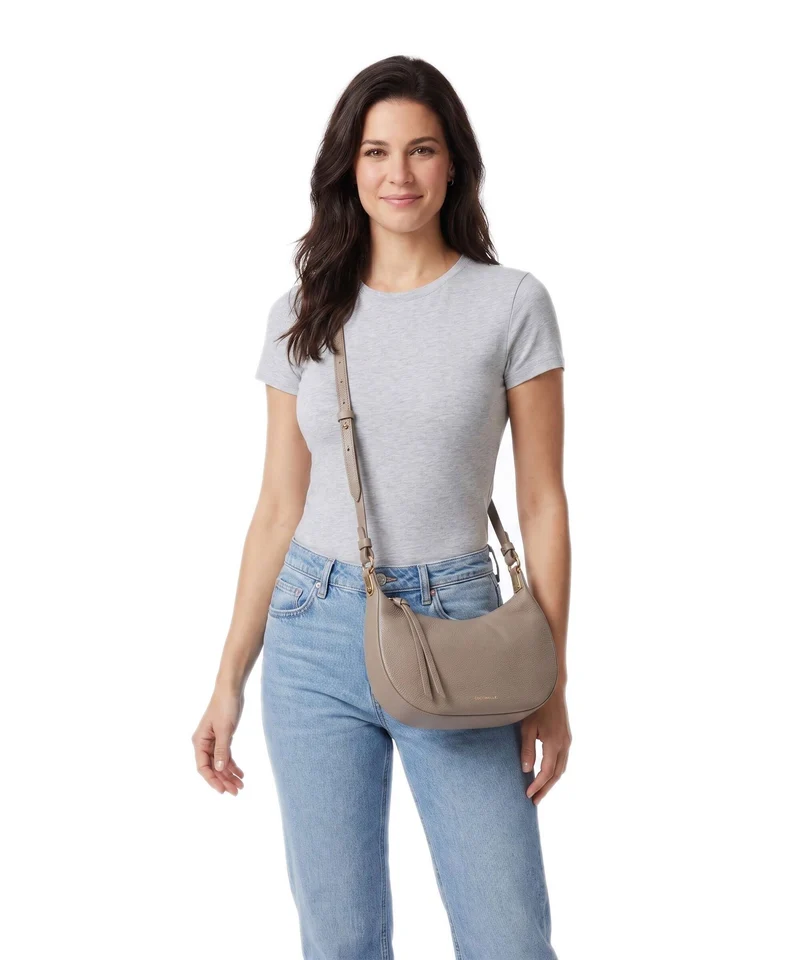 Coccinelle Fujiko Bandolera warm taupe