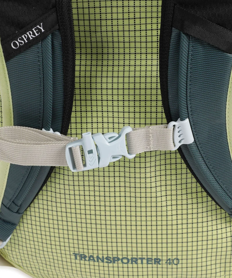 Osprey Transporter 40 Mochila de viaje glow dew/torrent blue