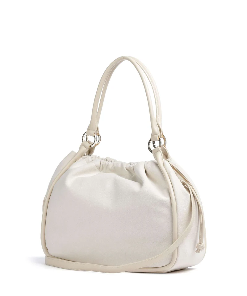 Valentino Bags Eirlys Red Bucket bolso de mano ecru