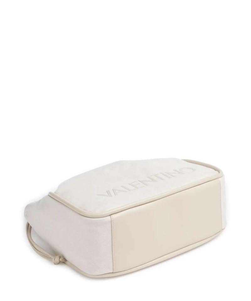 Valentino Bags Eirlys Red Bucket bolso de mano ecru