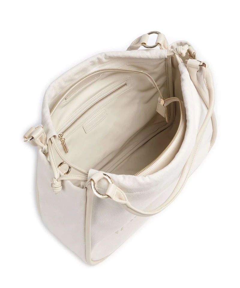 Valentino Bags Eirlys Red Bucket bolso de mano ecru
