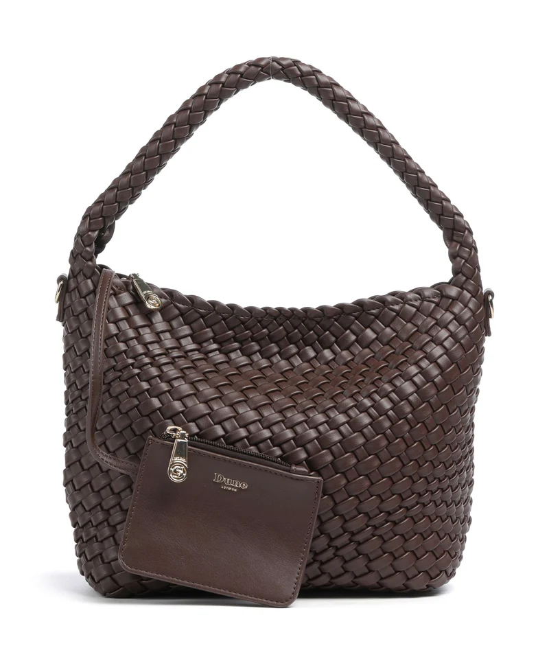 Dune London Deliberate M Bucket bolso de mano brown