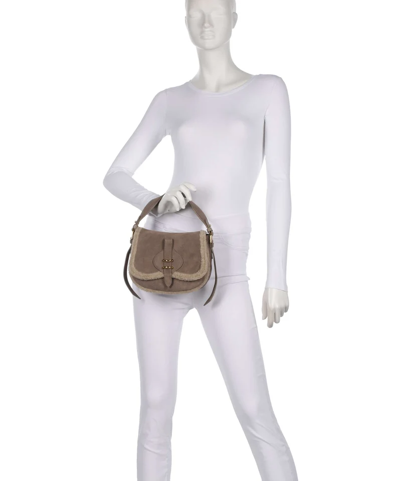 Coccinelle Smash Suede Bolso de mano warm taupe