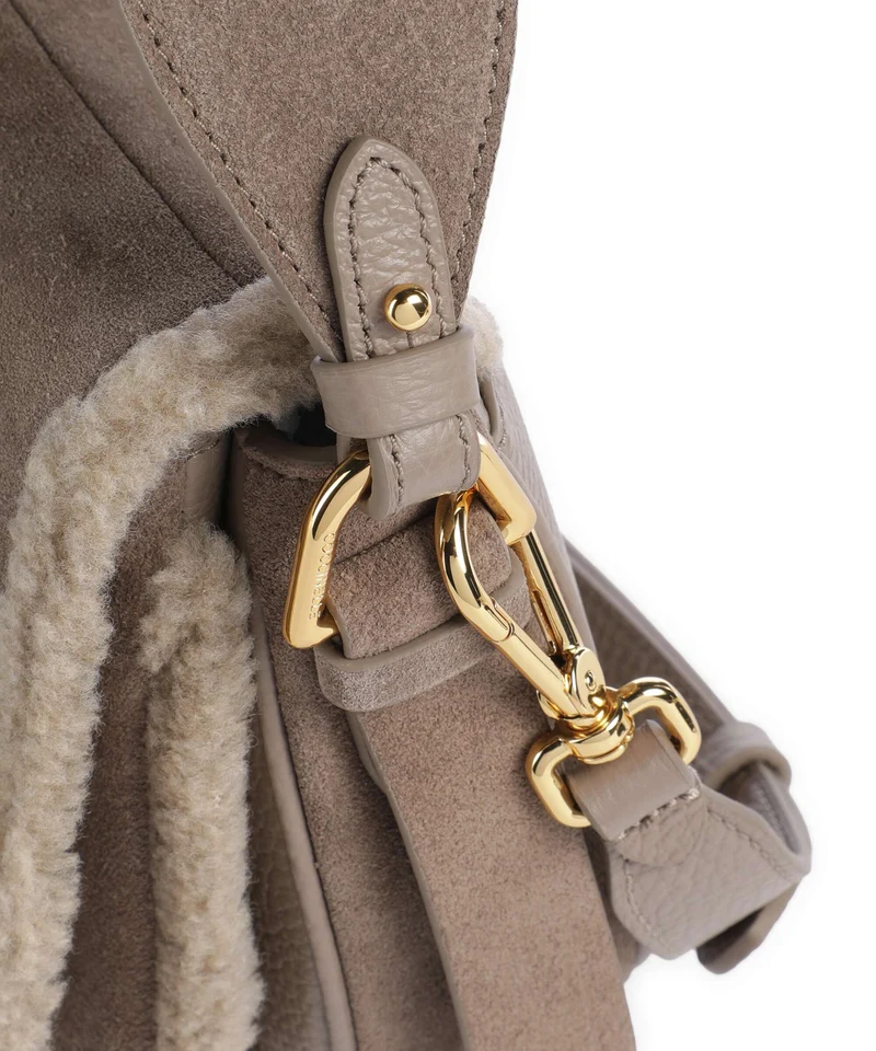 Coccinelle Smash Suede Bolso de mano warm taupe