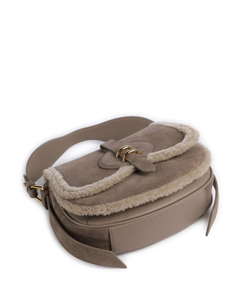 Coccinelle Smash Suede Bolso de mano warm taupe