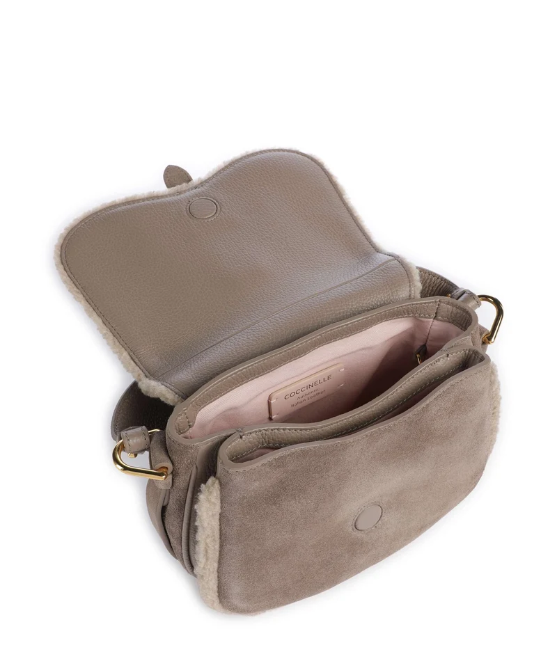 Coccinelle Smash Suede Bolso de mano warm taupe
