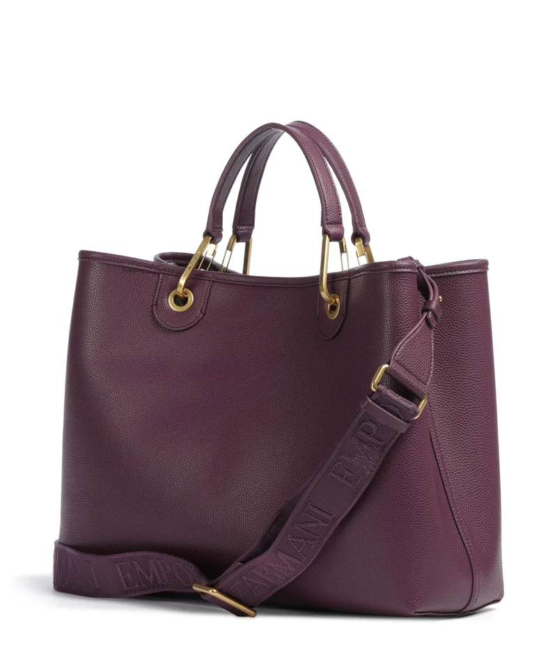 Emporio Armani My EA M Bolso de mano aubergine/foliage