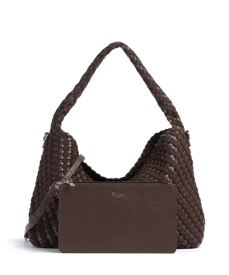 Dune London Deliberate L Bolso de hobo dark brown