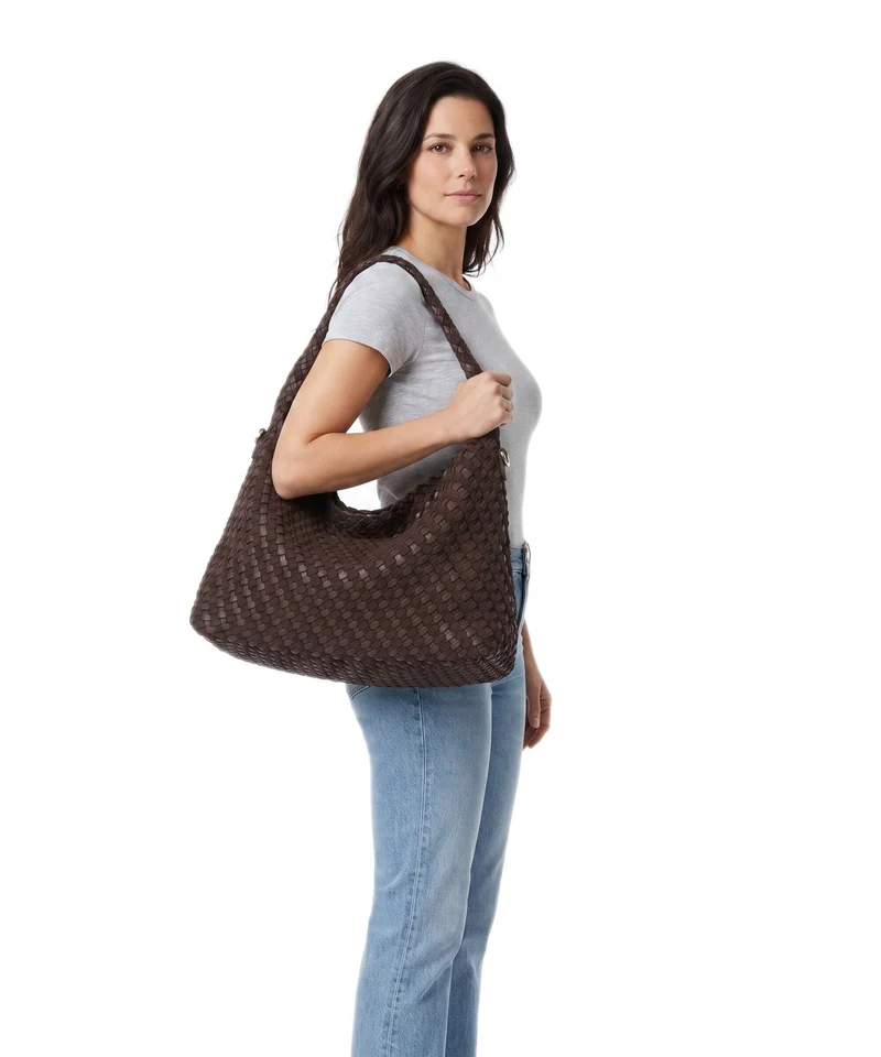 Dune London Deliberate L Bolso de hobo dark brown