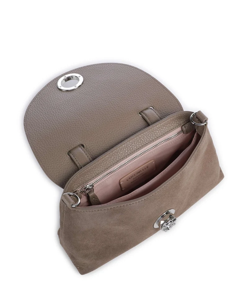 Coccinelle Nikla Suede Bolso de mano warm taupe