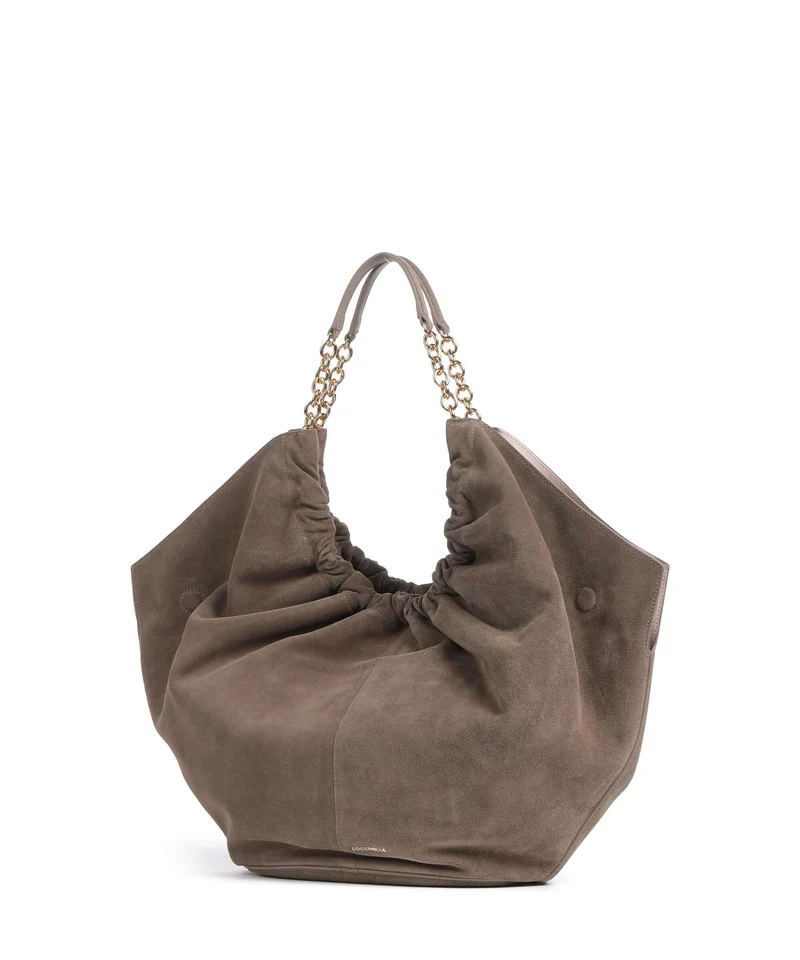 Coccinelle Smash Suede Bolso de hobo warm taupe