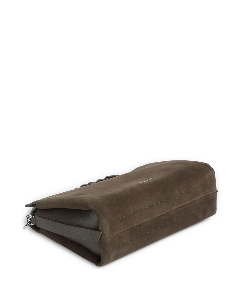 Coccinelle Boheme Suede Bolso de hobo fango