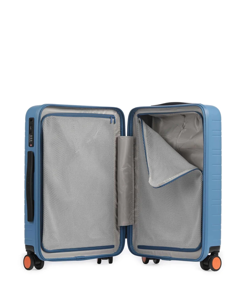 Horizn Studios H5 ID Essential Maleta con 4 ruedas coastal blue/orange glow