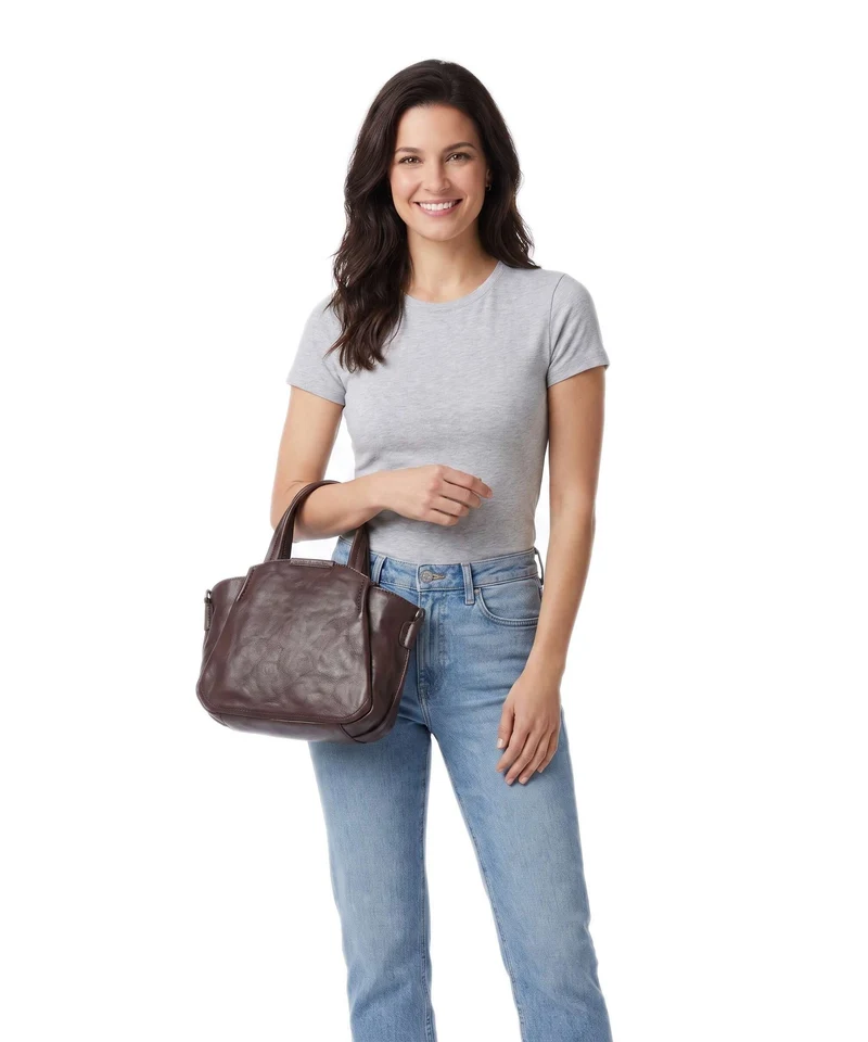 Aunts & Uncles Grandma's Luxury Club Mrs. Plum Crumble Bolso de mano coffee bean