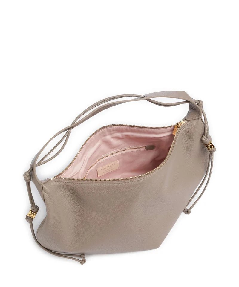 Coccinelle Thess Bolso de hobo warm taupe