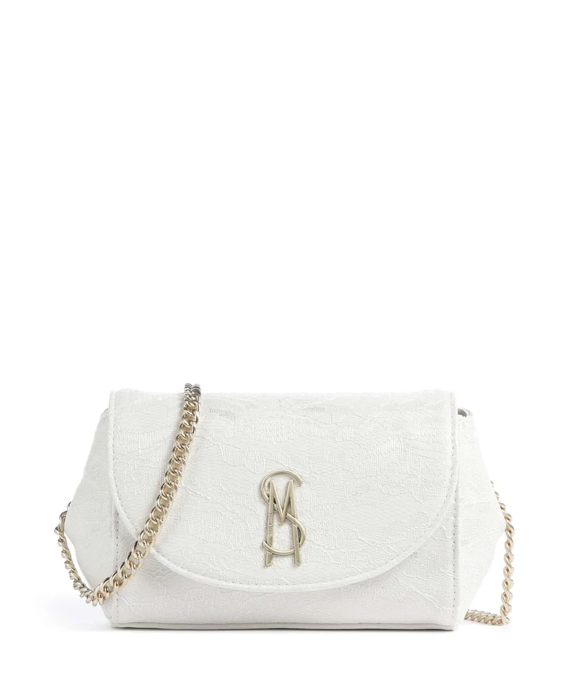 Steve Madden BNYLAH Bandolera white/gold