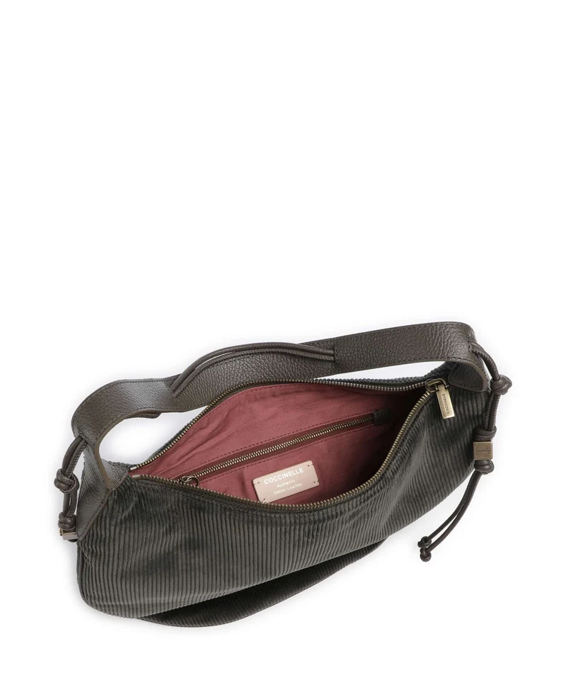 Coccinelle Thess Corduroy Bolso de hobo fango