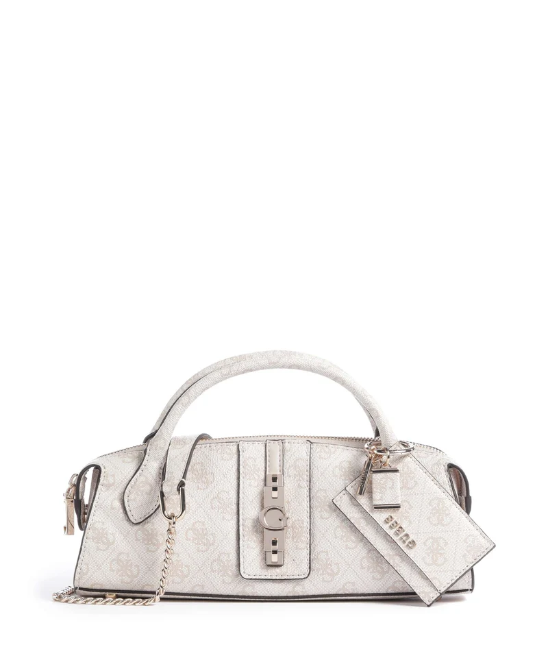 Guess Yvonne Logo Mini Bolso de mano stone logo