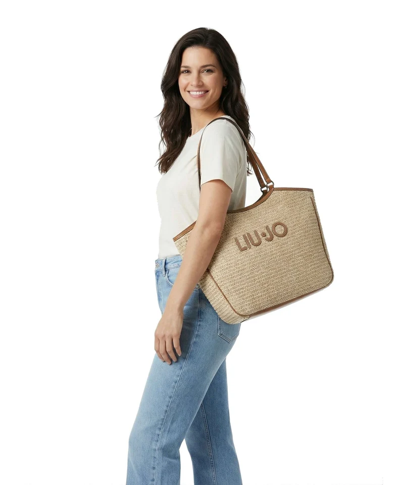 Liu Jo Ferielle L Bolsa shopping naturale