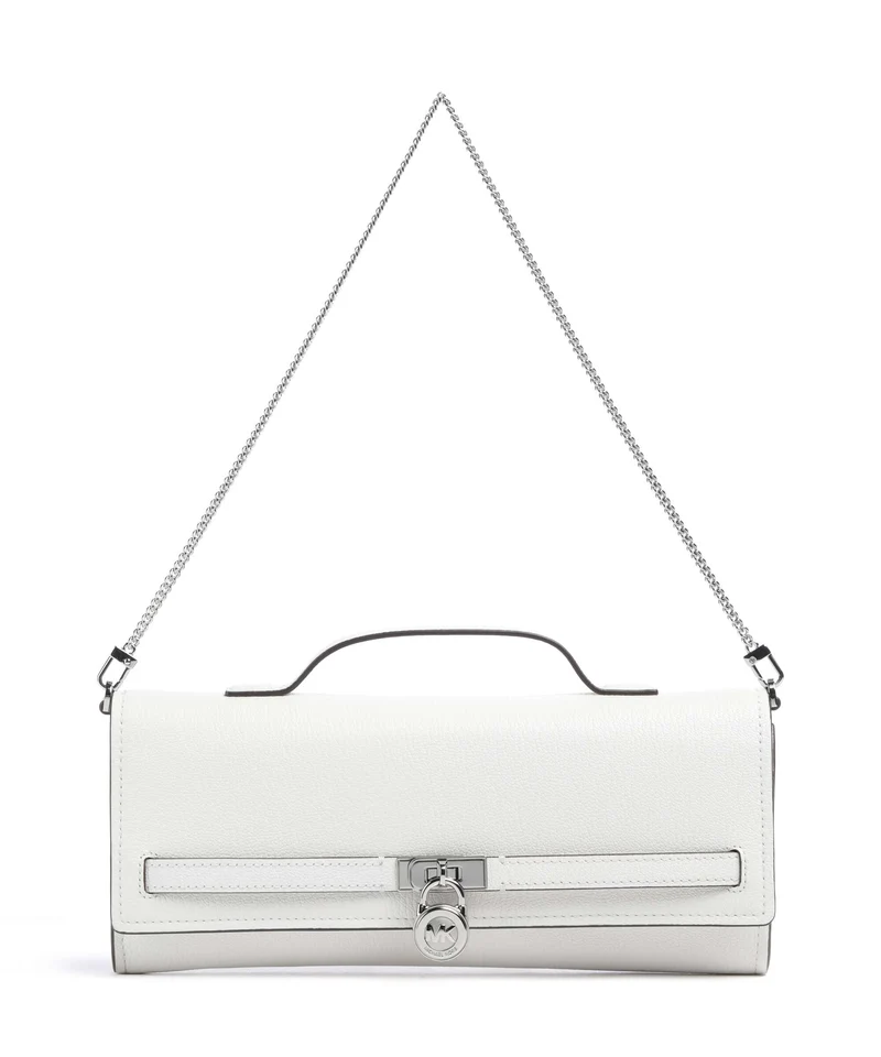 Michael Kors Hamilton Moderne Medium Bolso de hombro optic white