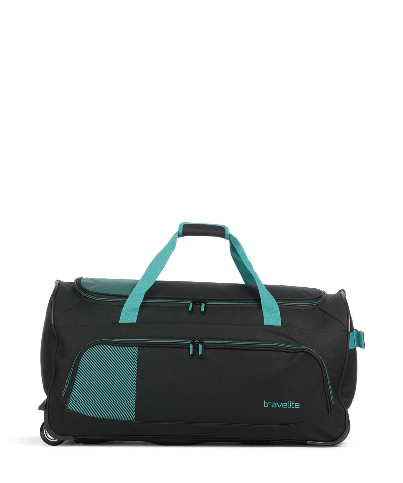 Travelite Basics Bolso de viaje con ruedas schwarz/petrol