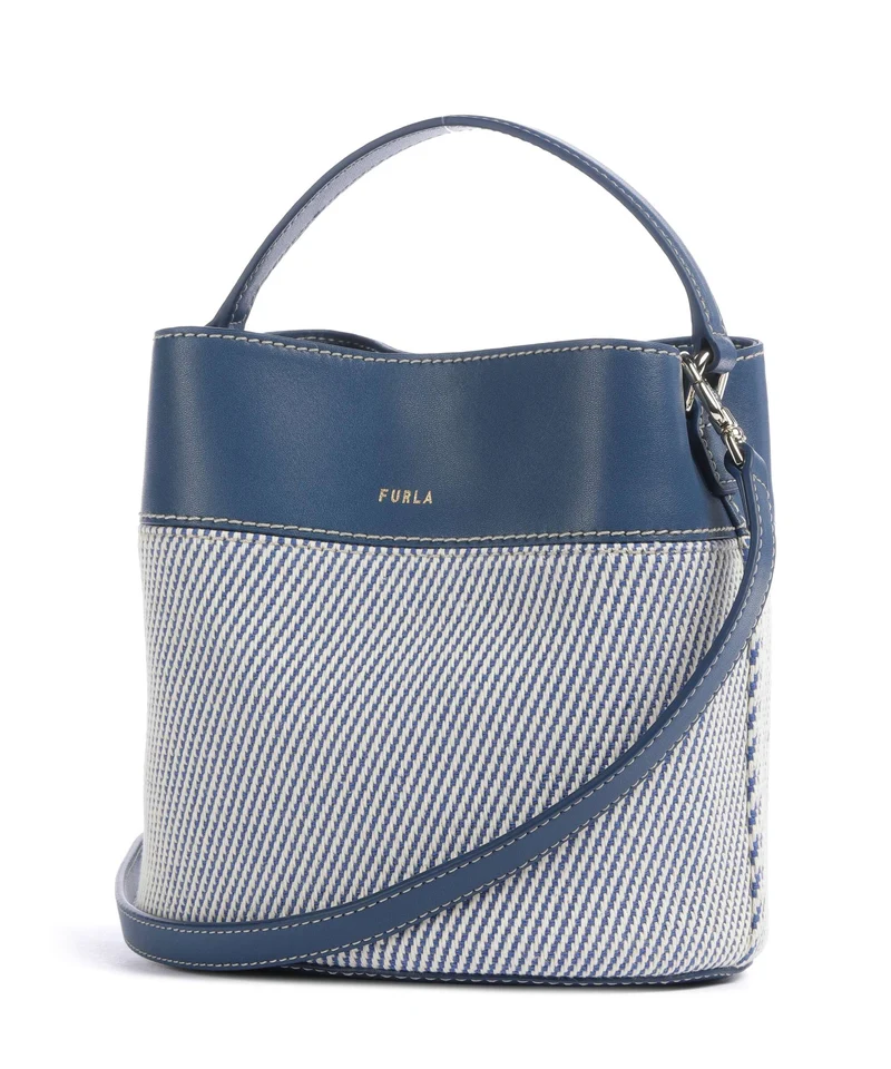 Furla Amelia Mini Bucket bolso de mano toni indigo