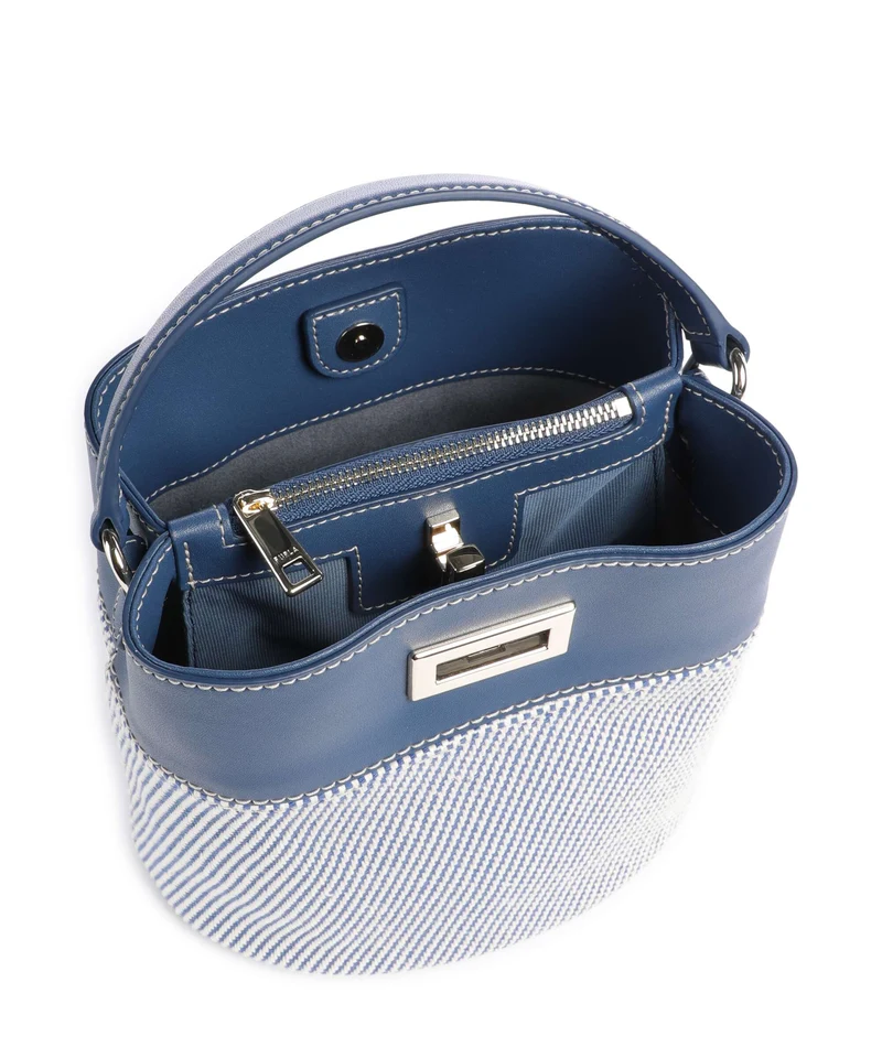 Furla Amelia Mini Bucket bolso de mano toni indigo