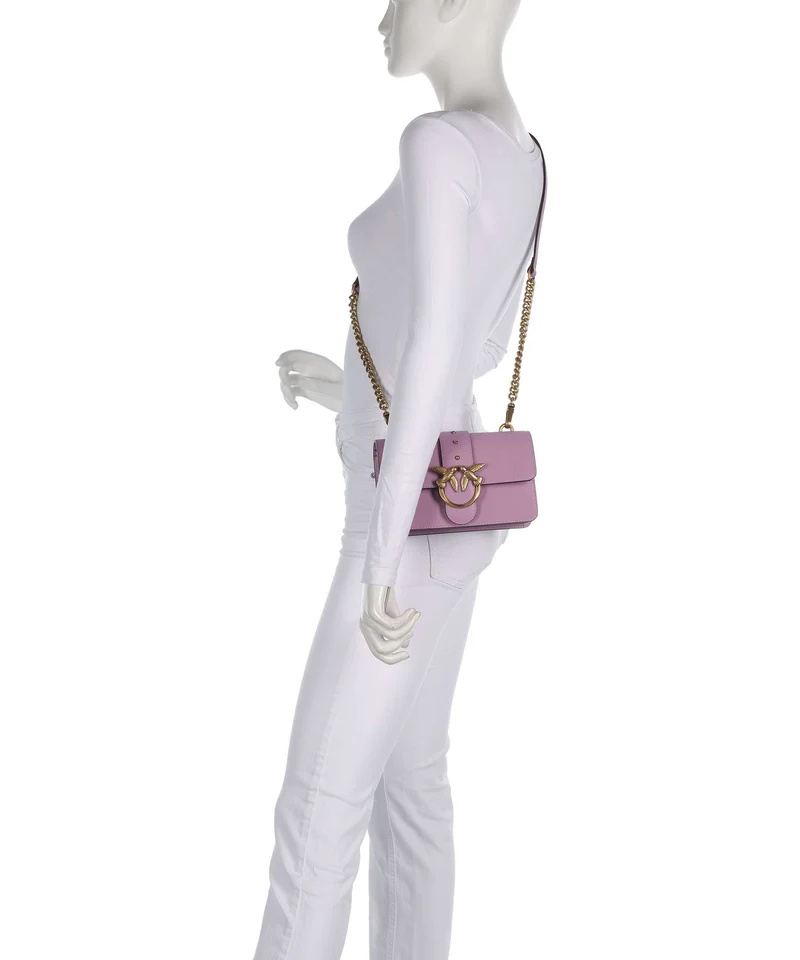 Pinko Love One Mini Bandolera lilla/antique gold