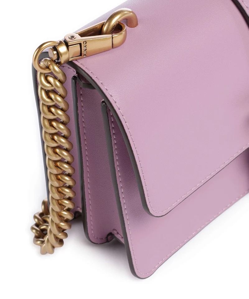 Pinko Love One Mini Bandolera lilla/antique gold