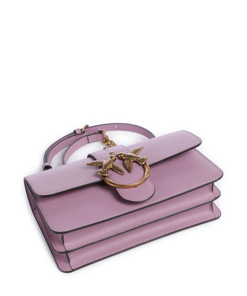 Pinko Love One Mini Bandolera lilla/antique gold