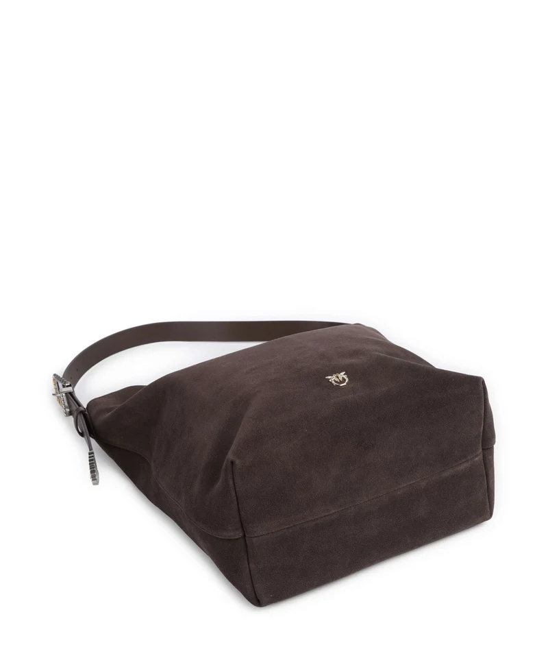 Pinko Big Bolso de hobo marrone/chicco di caffe/mix gold