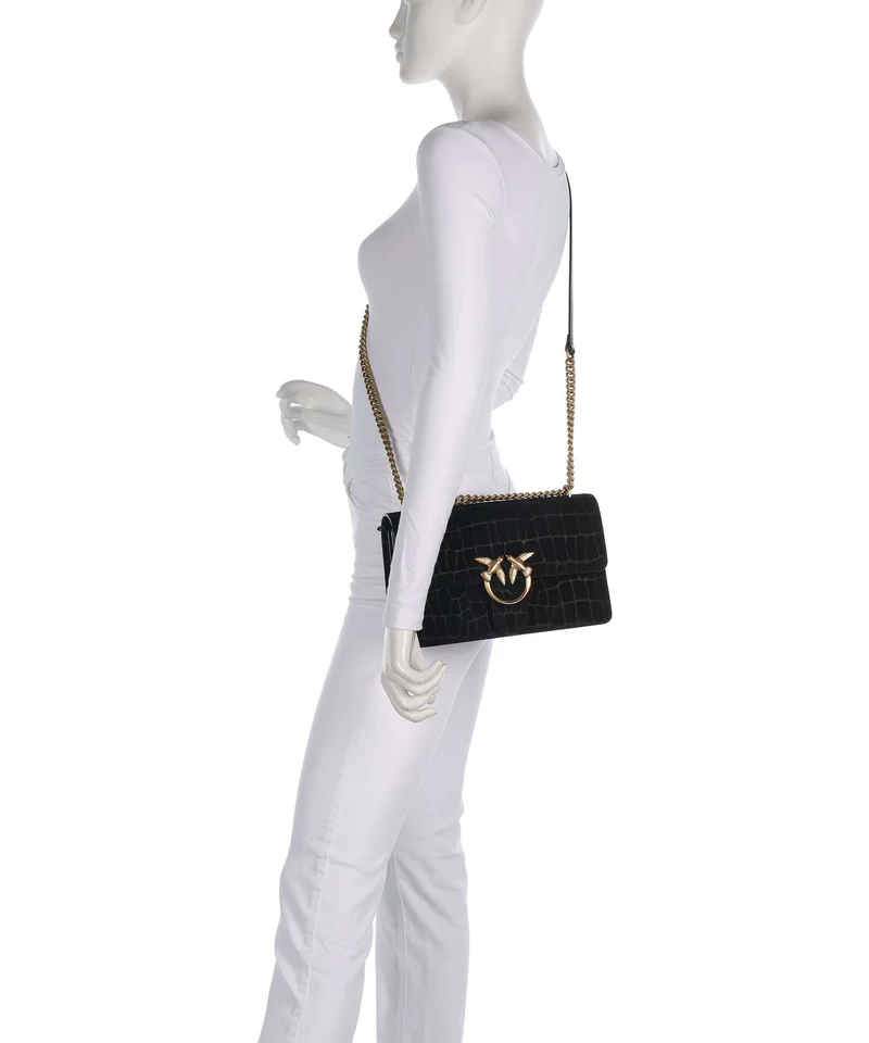 Pinko Love One Classic Bolso de hombro nero/antique gold