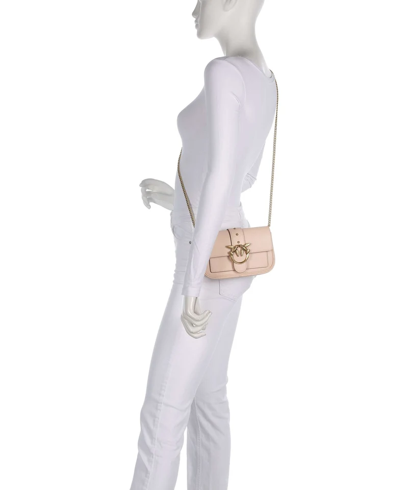 Pinko Love One Pocket Monedero light pink/antique gold