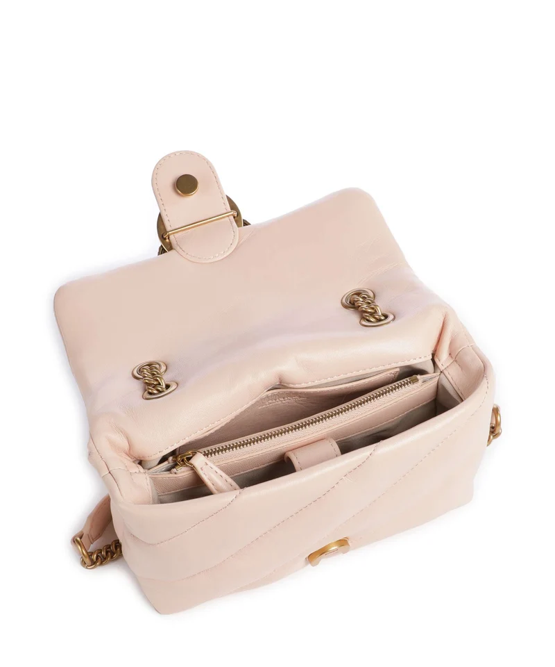 Pinko Love Puff Mini Bolso de hombro light pink/antique gold