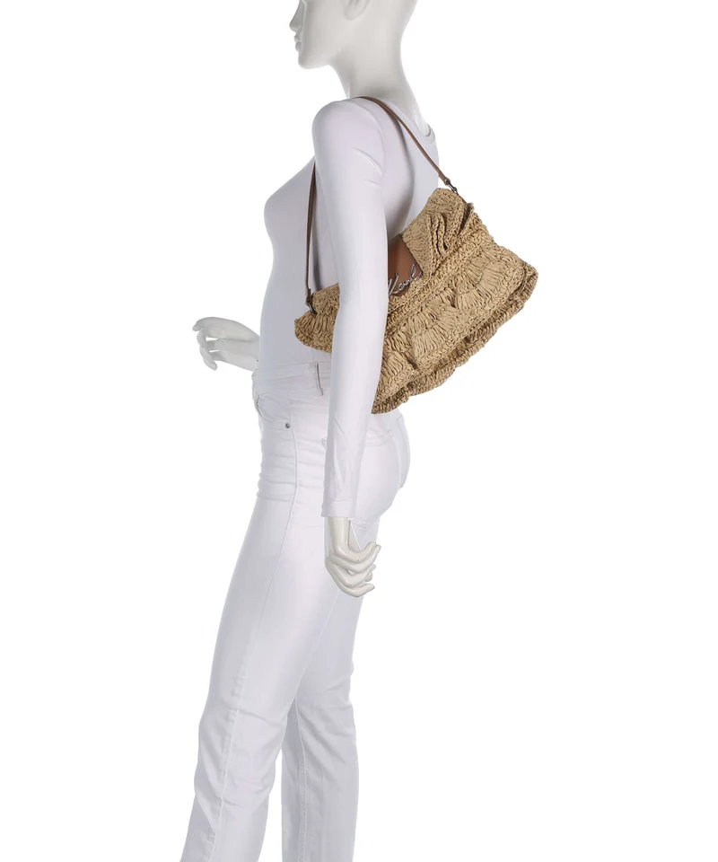 Karl Lagerfeld K/Signature Bolso de hombro natural/tan