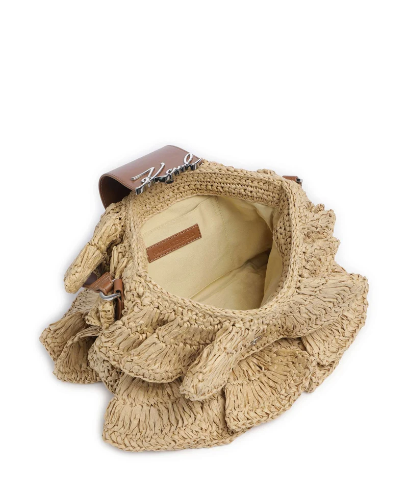 Karl Lagerfeld K/Signature Bolso de hombro natural/tan